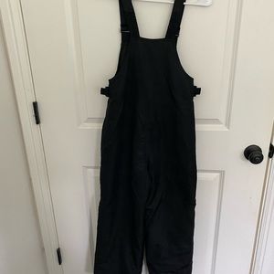 Kid’s Black ski Bibs